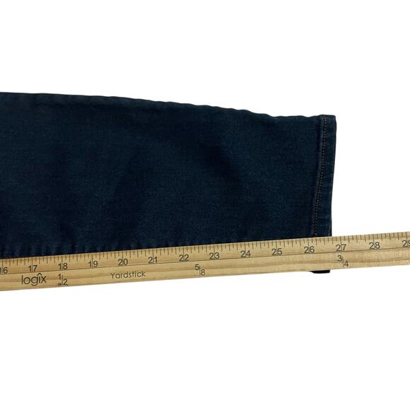 Christopher & Banks Womens Jeans Size XL Mid Rise Skinny Pull On Jeans Dark Wash - Picture 10 of 10